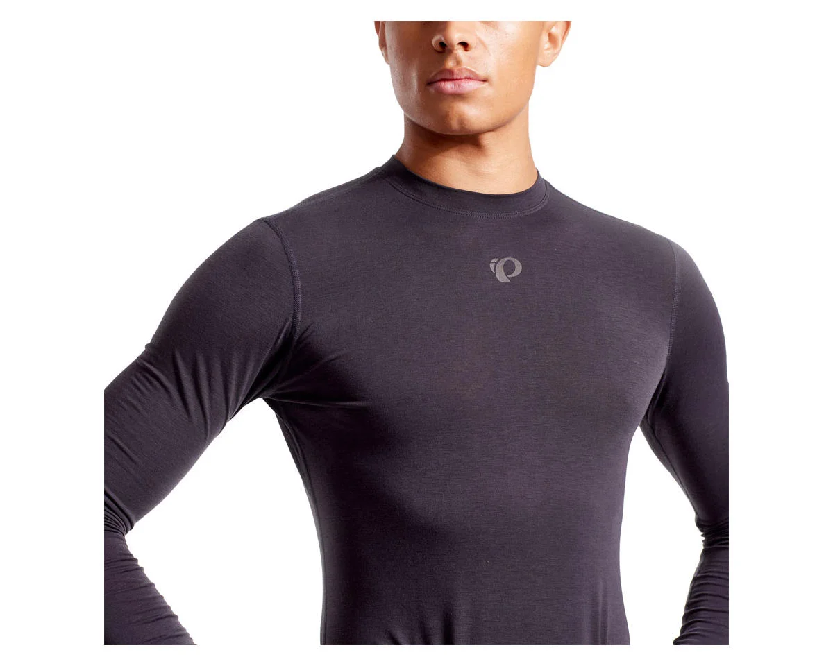 Pearl iZUMi Transfer Wool Long Sleeve Base Layer (Phantom) (2XL) - view 6